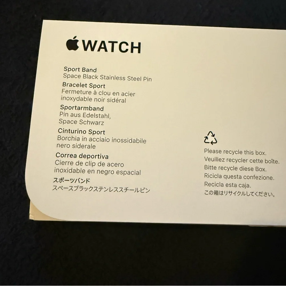 Apple Black Smart Watch Band
